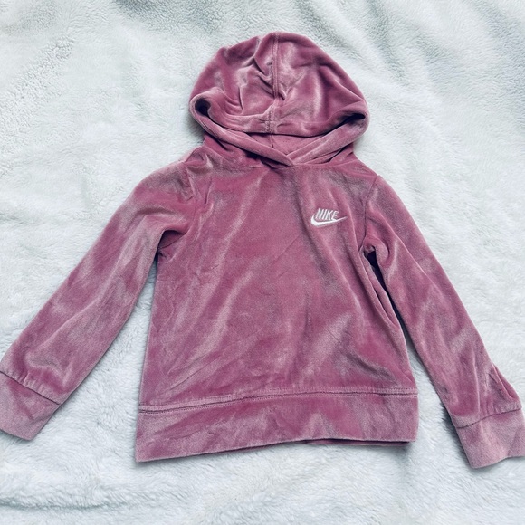 Nike Soft Pink Velour Tracksuit - Picture 2 of 5